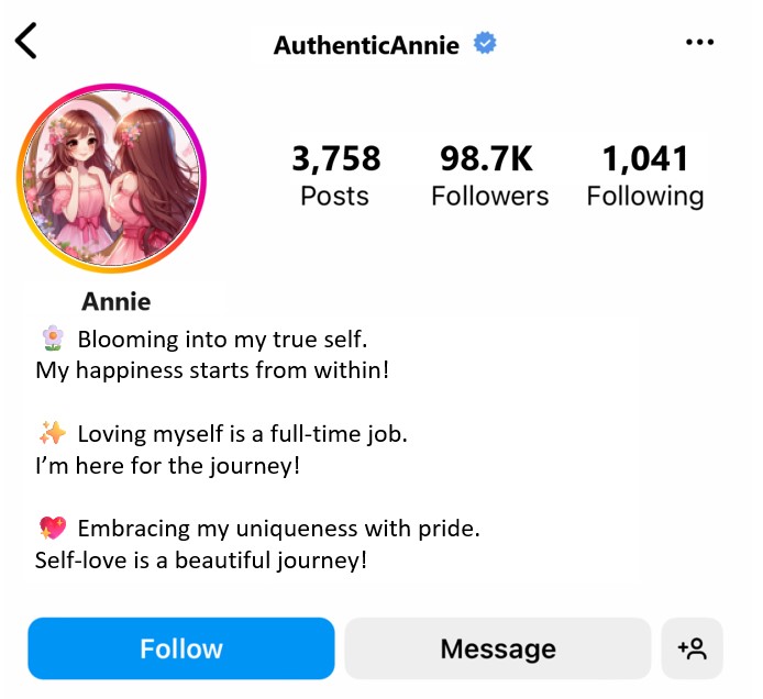 2 line bio for instagram for girl self-love