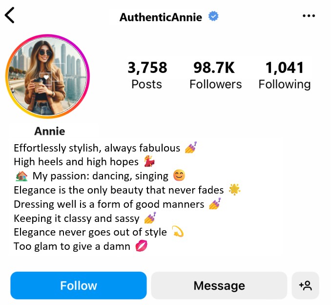 instagram bio for girls stylish