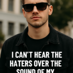 a man wearing sunglasses and a black jacket