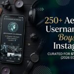 Aesthetic Username for Instagram for Boy