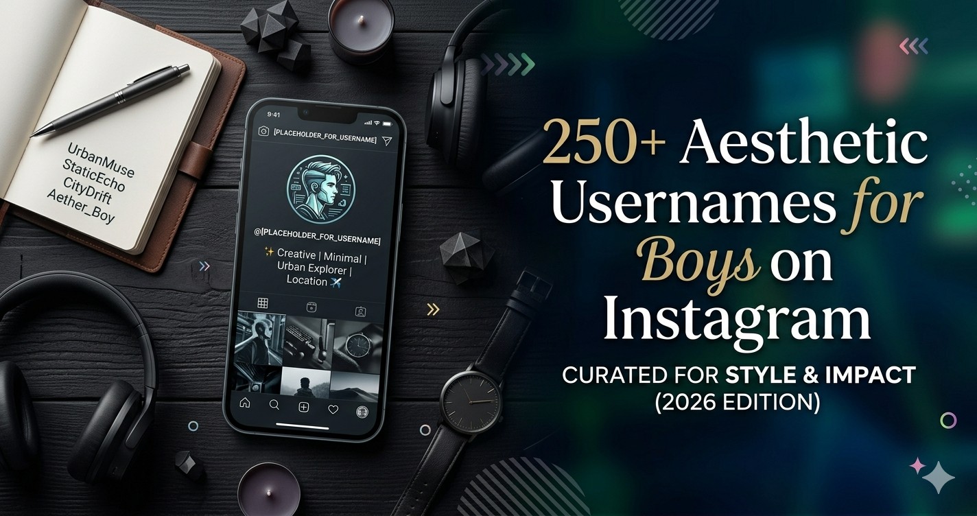 Best Username Ideas for Instagram for Boys 2026