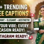 Saree Captions for Instagram in English
